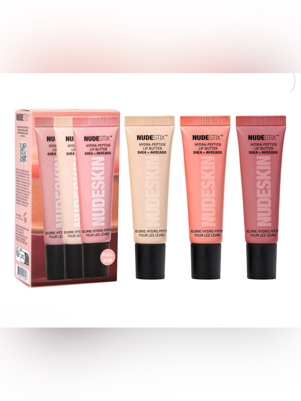 NUDESTIX Hydra Peptide Lip Butter Trio Set